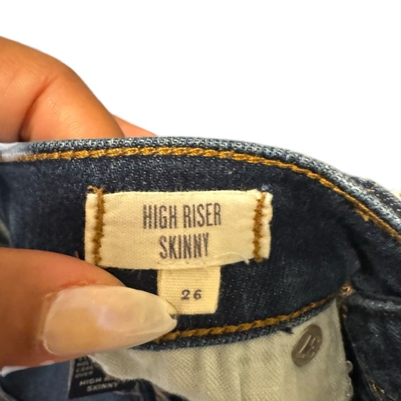 Madewell High Riser Skinny Kingston Wash Womens Jeans Size 26 - Picture 12 of 15